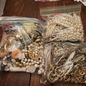Lot Of Crafting Jewelry 3 Lbs
